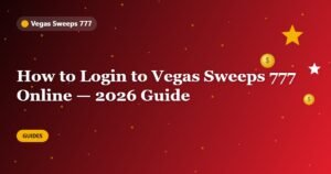 How to Login to Vegas Sweeps 777 Online — 2026 Guide