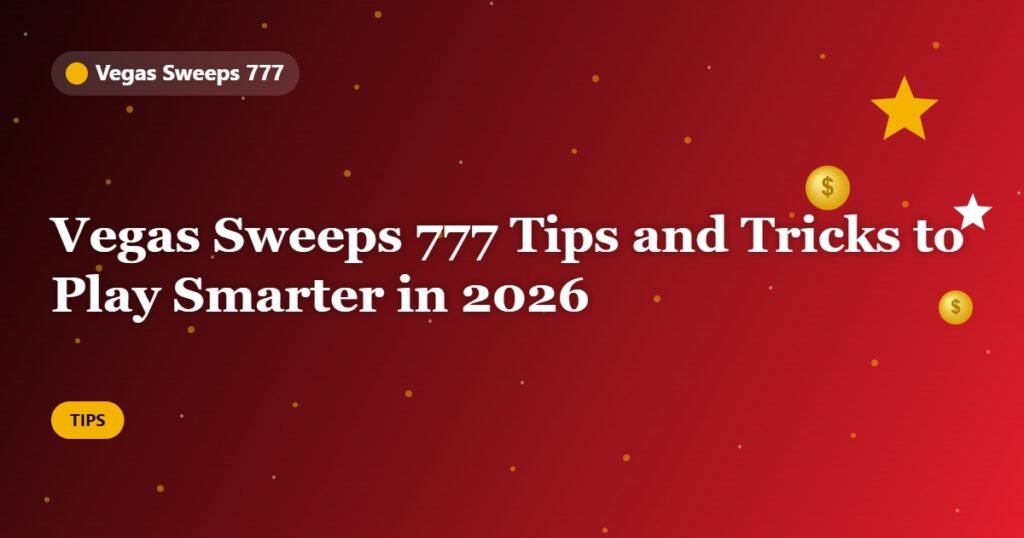 Vegas Sweeps 777 Tips and Tricks to Play Smarter in 2026